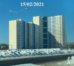 Фотоотчет о ходе строительства 12 квартал дома №№ 1, 7, 8